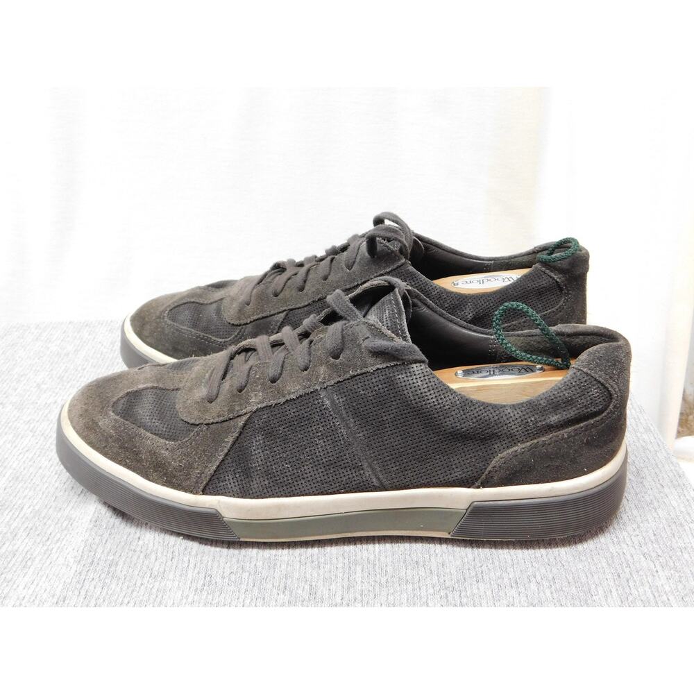 Vince Suede Shoes Mens Size 9.5 Black Lace Up Casual Leather Lined Comfort
